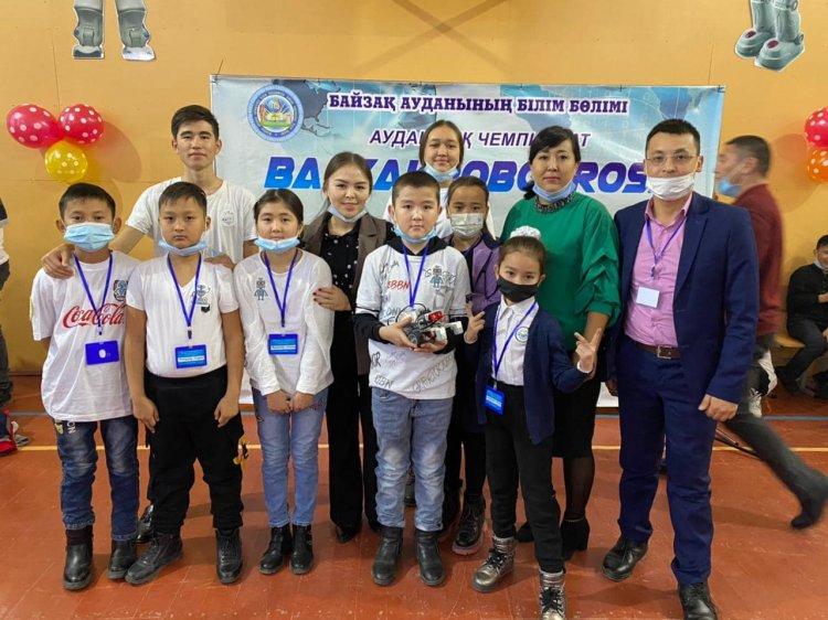 Білім бөлімінің ұйымдастыруымен өткен ІІ аудандық "Baizakrobokross" чемпионаты